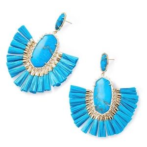 NEW Kendra Scott turquoise Christina earrings